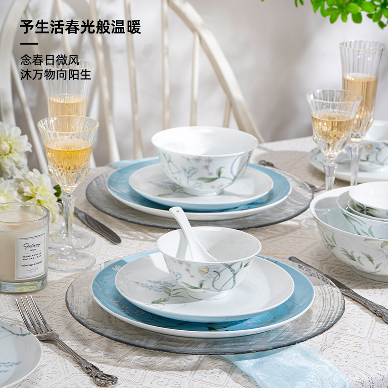 春晓六人食30头餐具套装