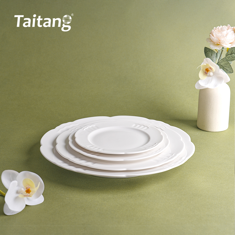 皇冠白瓷餐具-7"/8"/10"/12"平盘