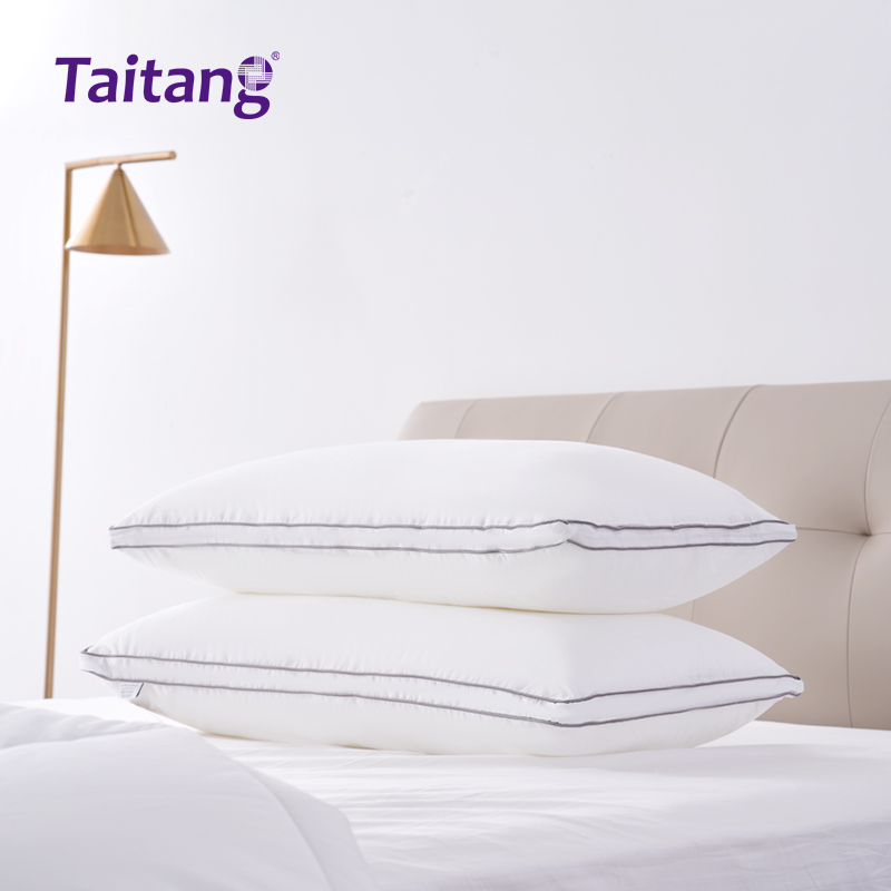 枕芯全棉防羽布-1400克羽丝棉