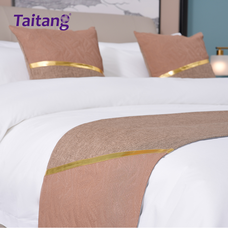 素棉叶语-轻奢酒店床旗抱枕套系列