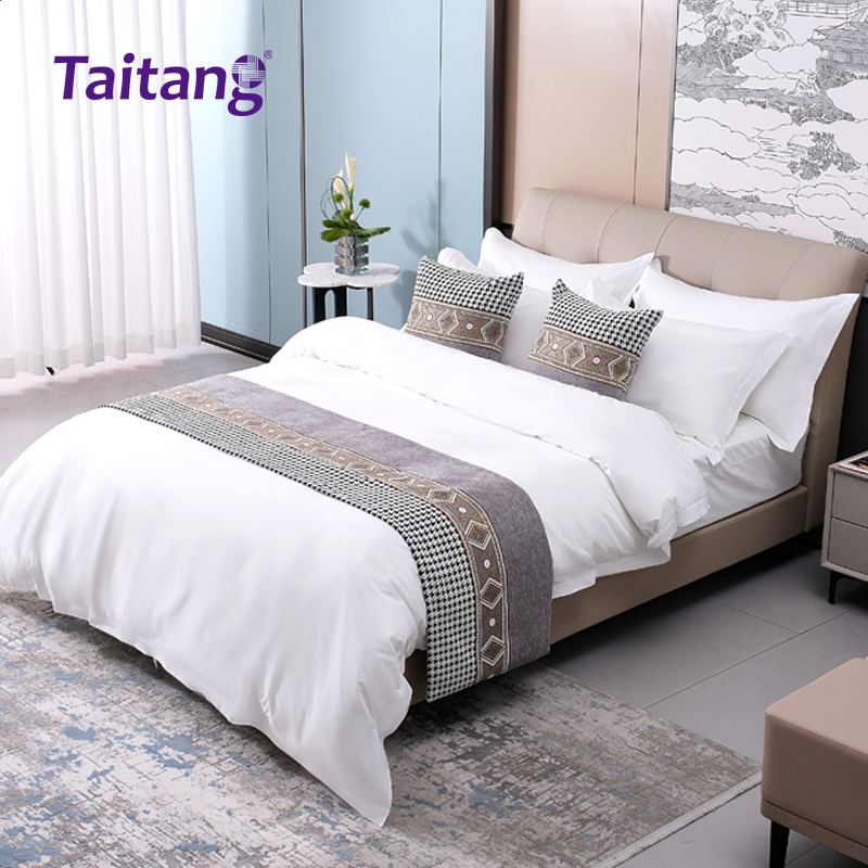 黑金卡伦格-轻奢酒店床旗抱枕套系列